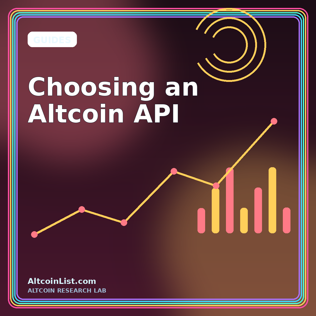 Choosing an Altcoin API — AltcoinList.com featured graphic